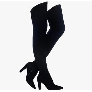 NEW Black Thigh High Boots